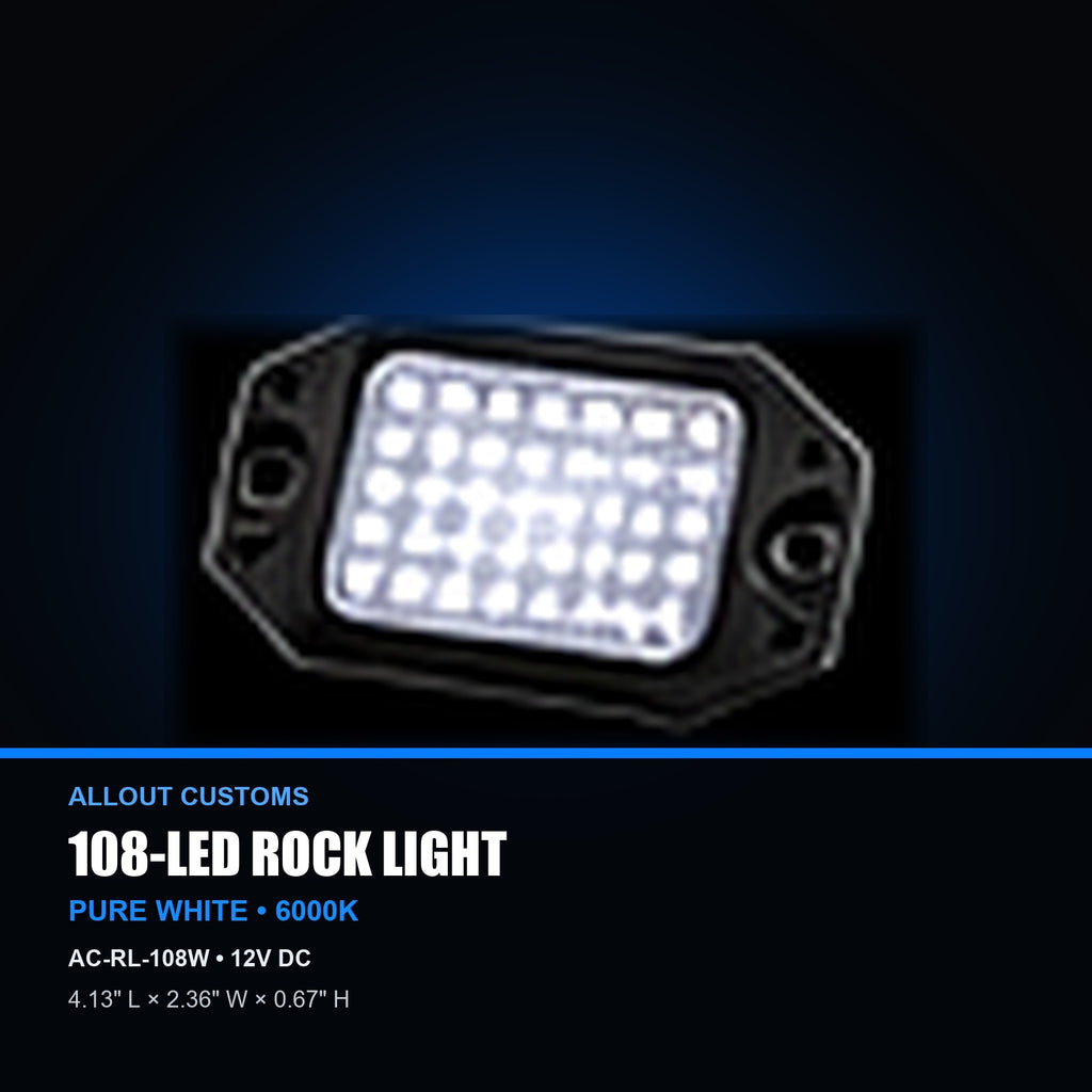 108-LED rock light specifications