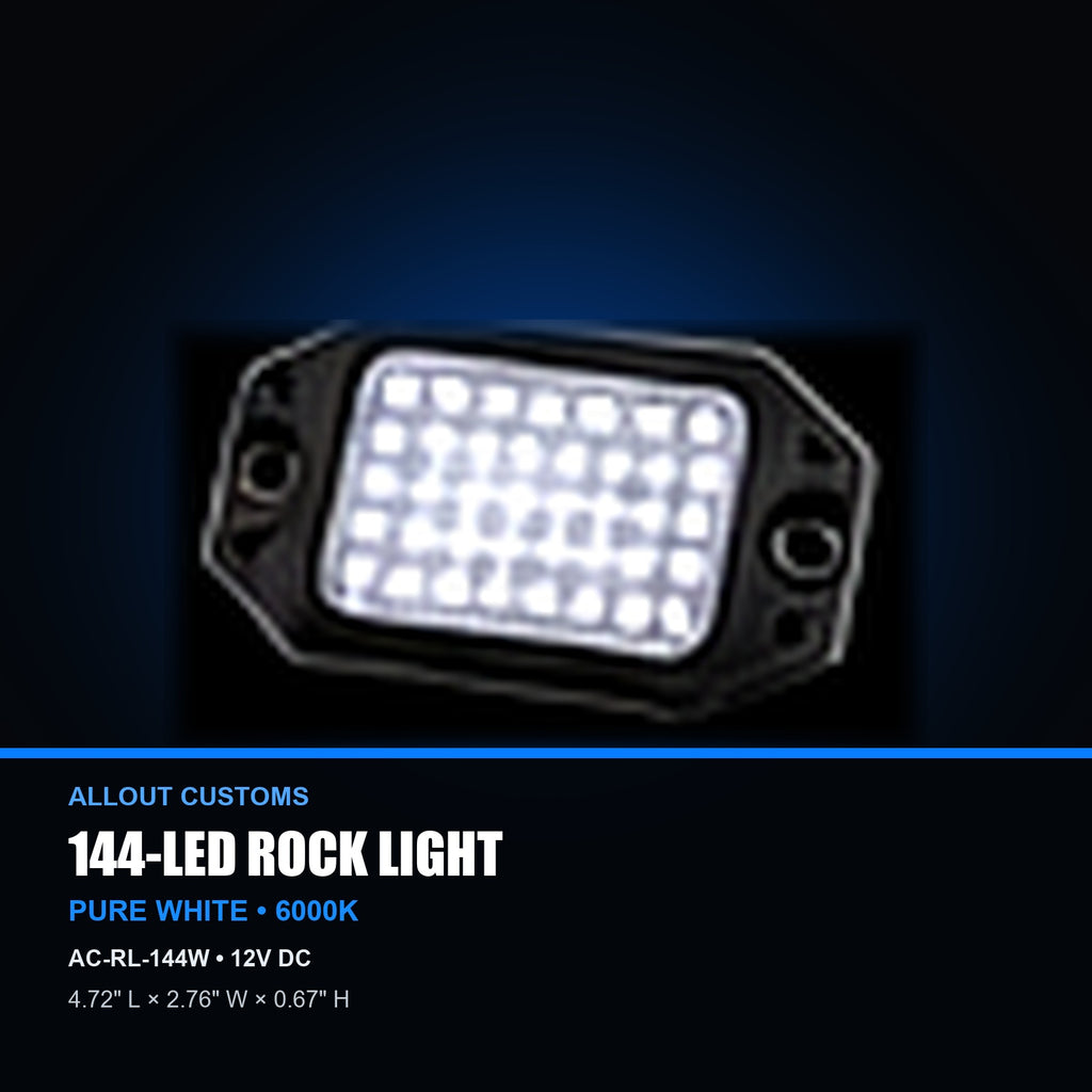 144-LED rock light specifications