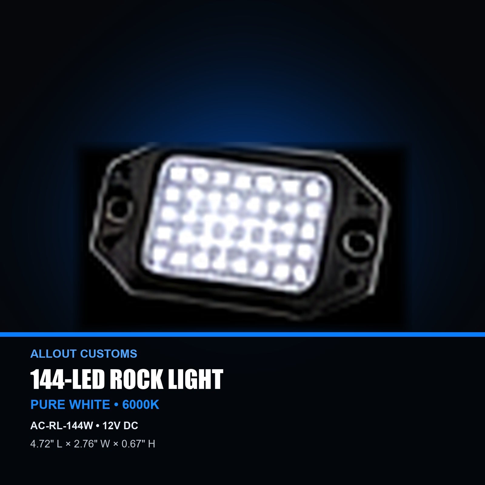 144-LED rock light specifications