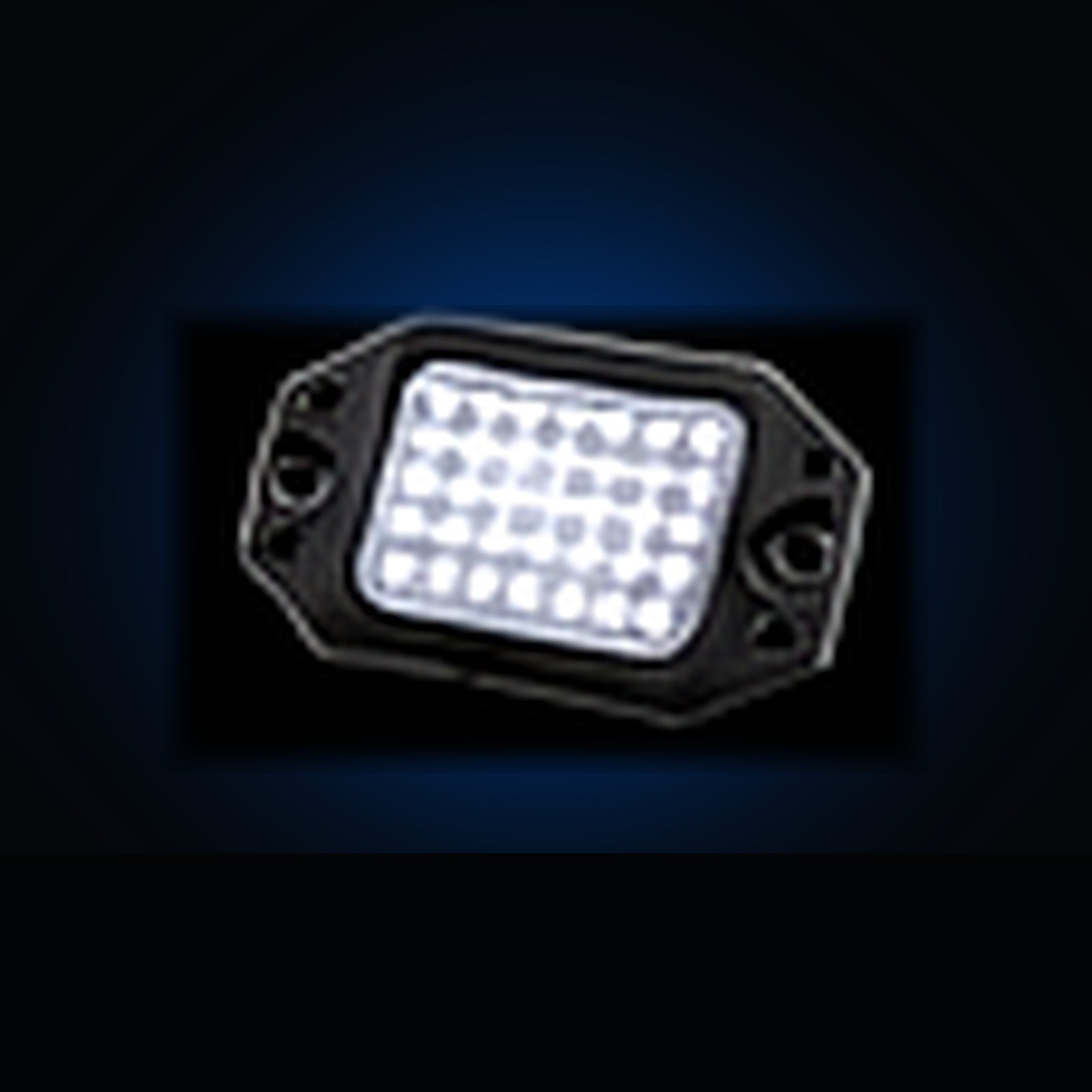 9-LED pure white rock light
