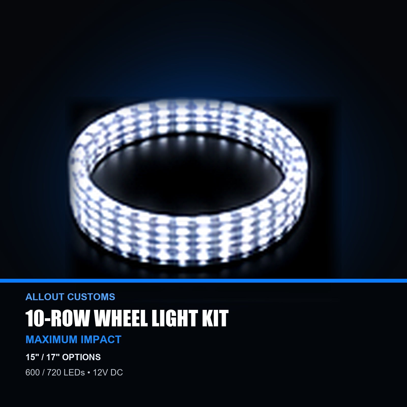 10-row wheel light kit specifications