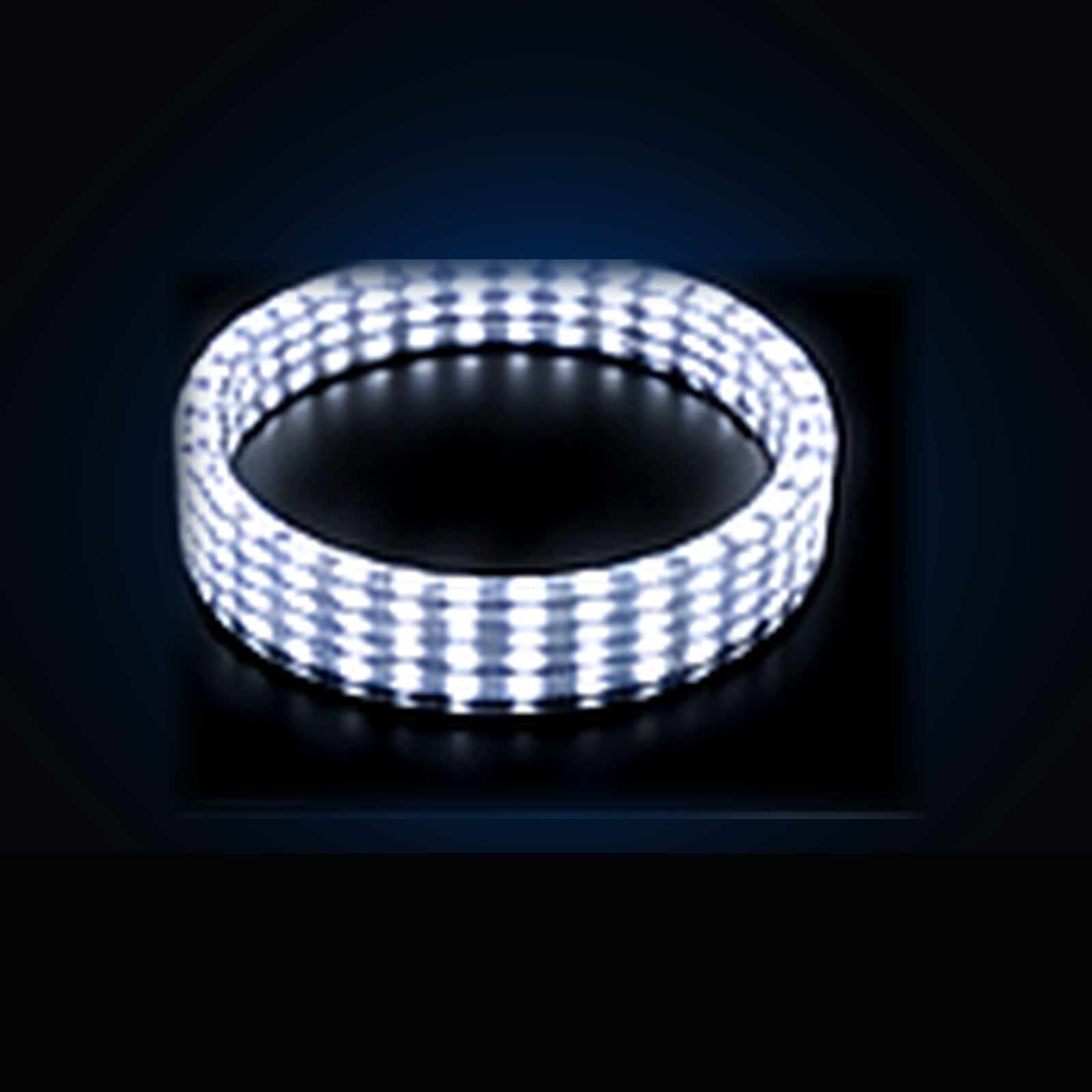 14-row pure white wheel light ring kit