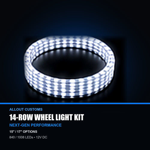14-row wheel light kit specifications