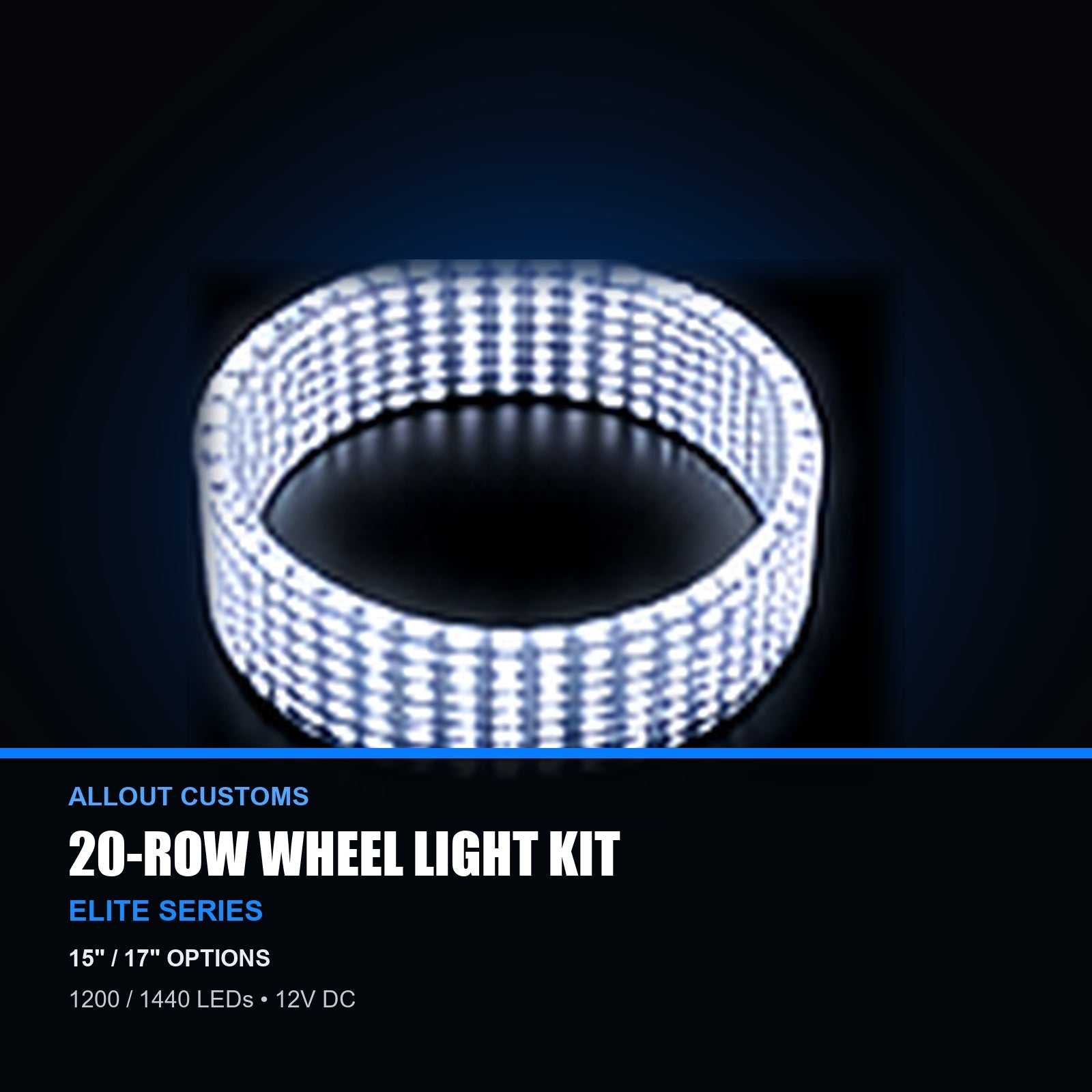 20-row wheel light kit specifications