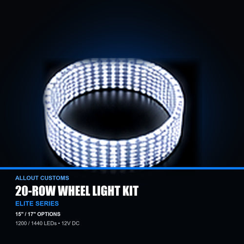 20-row wheel light kit specifications