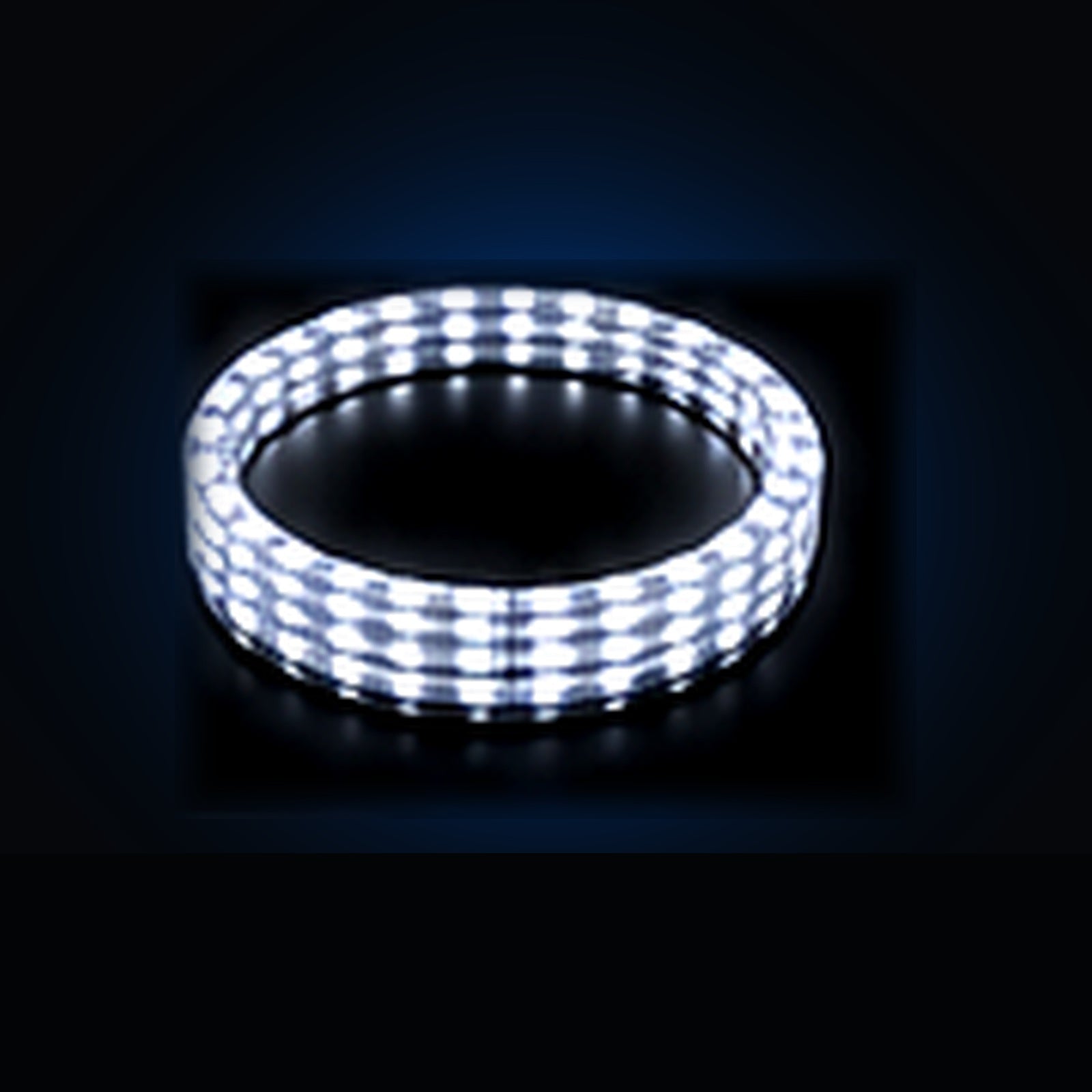 4-row pure white wheel light ring kit