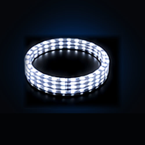 4-row pure white wheel light ring kit