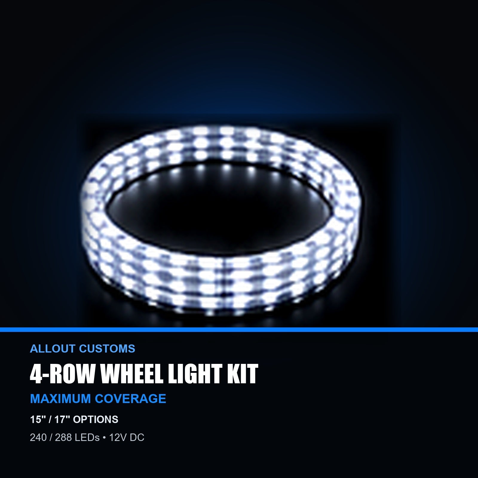 4-row wheel light kit specifications