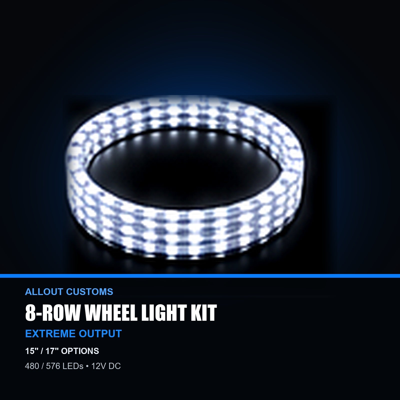 8-row wheel light kit specifications