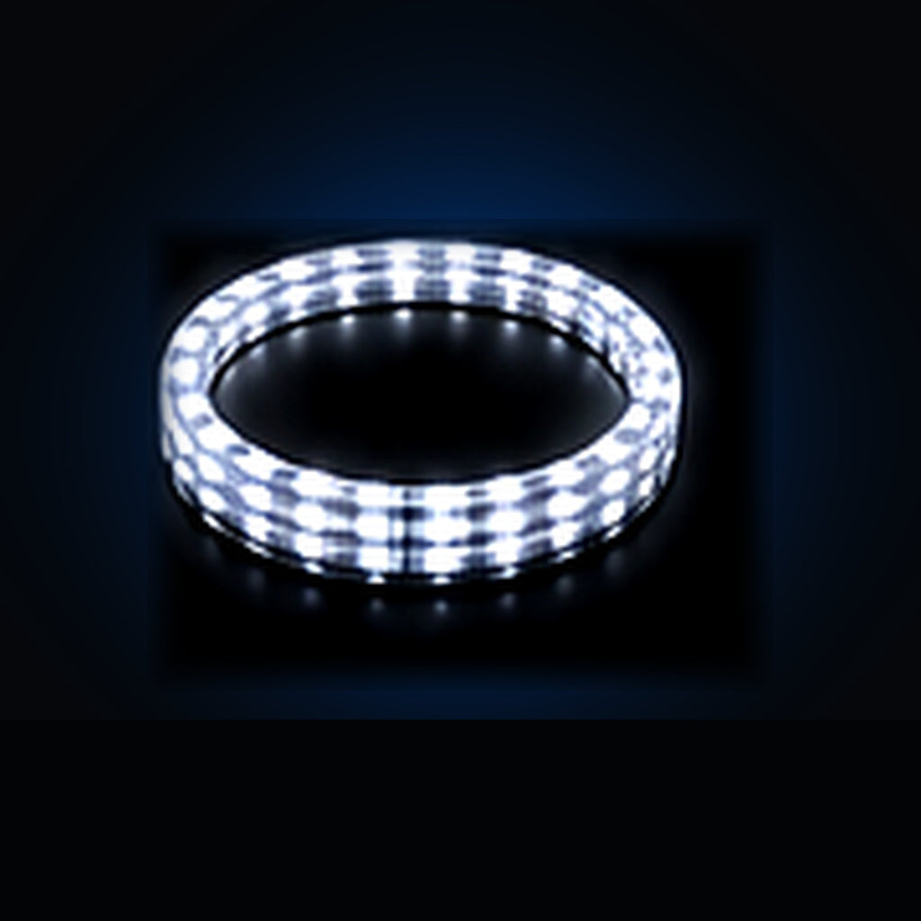 Double-row pure white wheel light ring kit