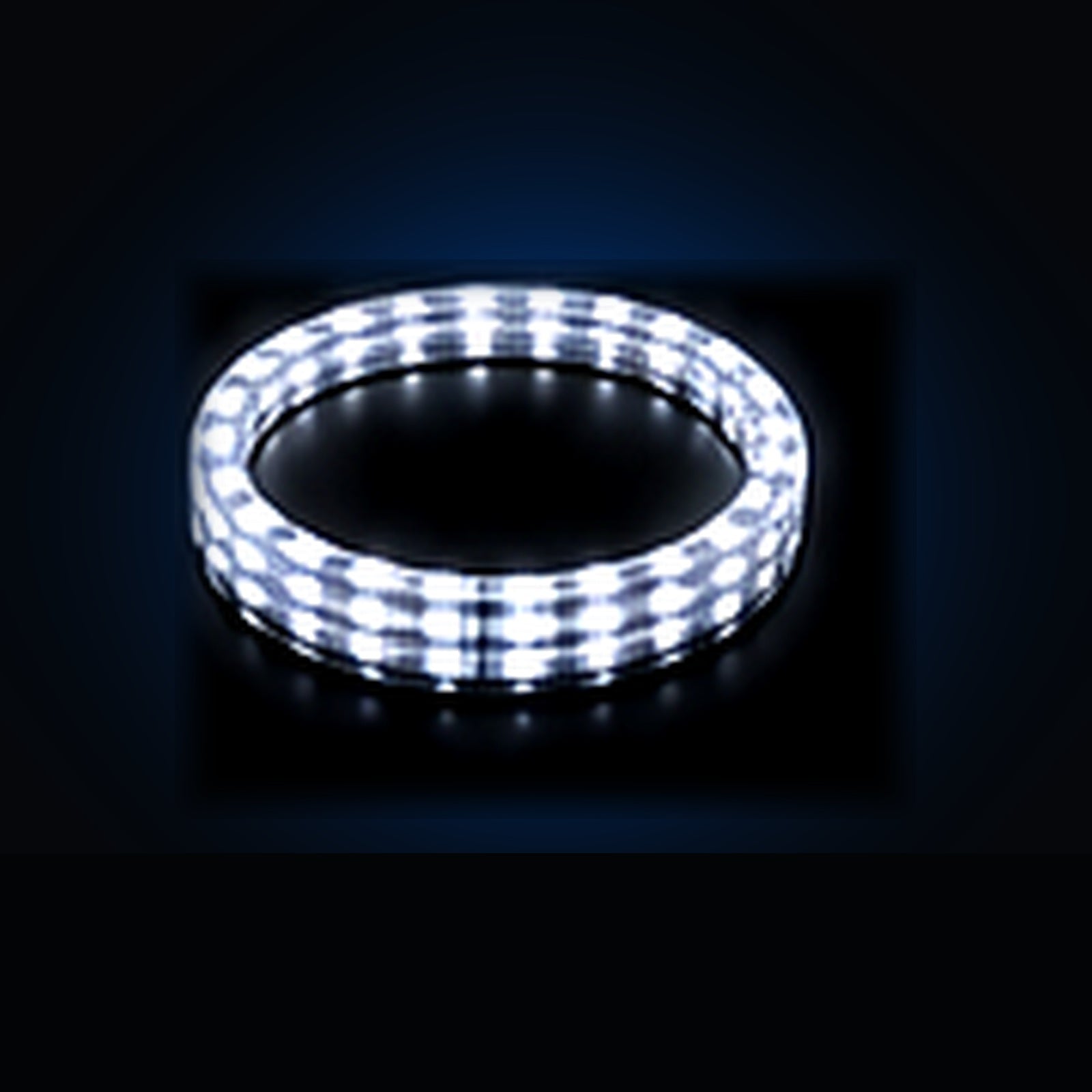 Double-row pure white wheel light ring kit